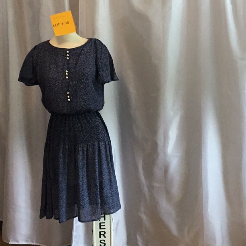 Semi sheer dress w/elastic waist small MISS OOPS